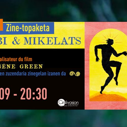Bandeau ciné-rencontre Atarrabi et Mikelats le 9 septembre à 20 heures 30