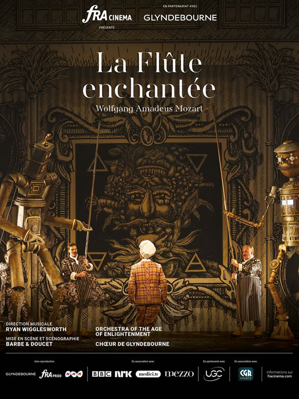 Affiche de l'opéra La Flûte Enchantée