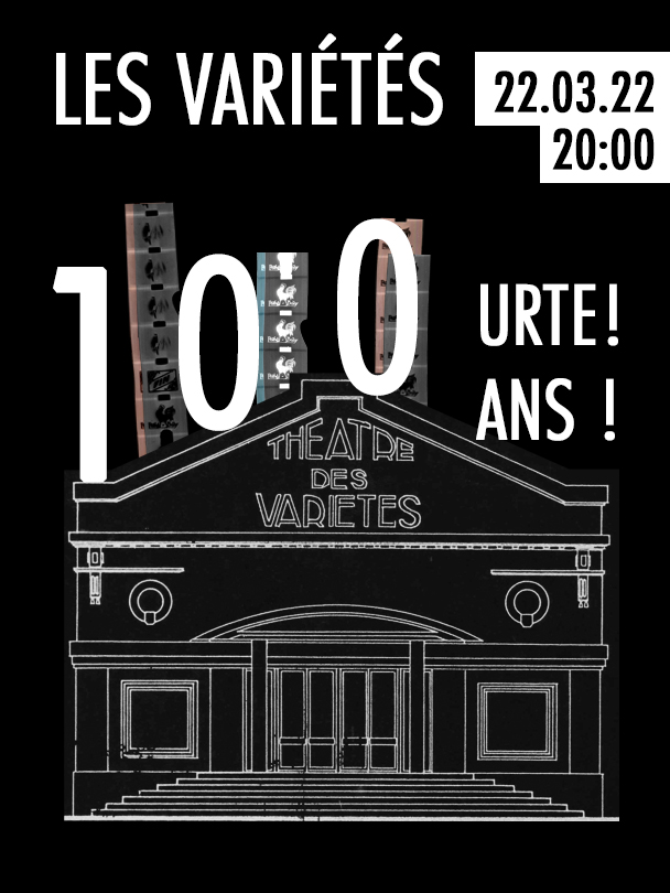 Affiche 100 ans des Variétés