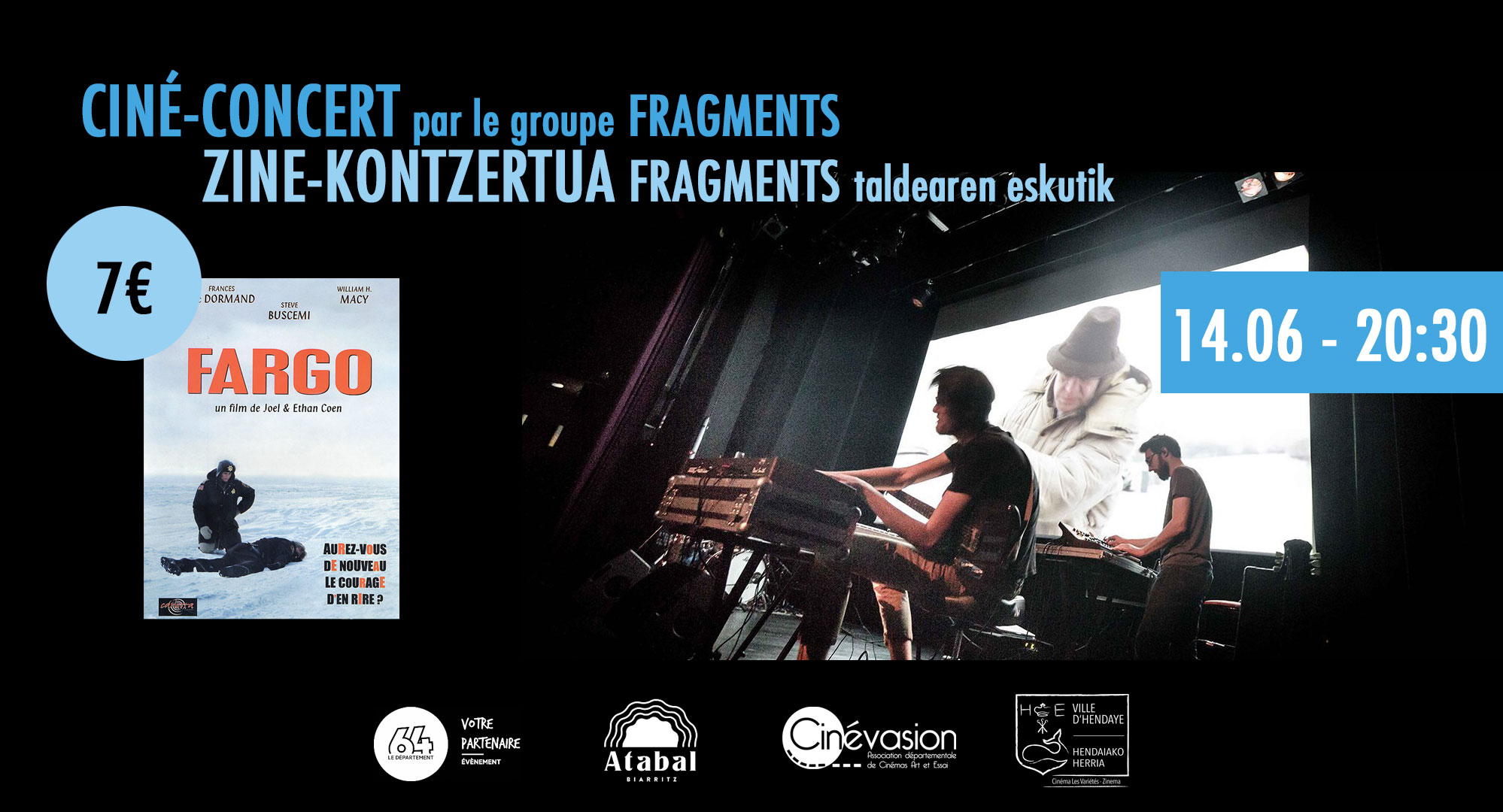 Bandeau ciné-concert Fargo par Fragments