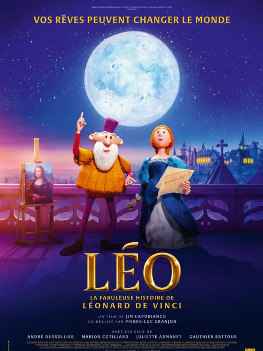 Affiche du film Léo la fabuleuse histoire de Léonard Da Vinci