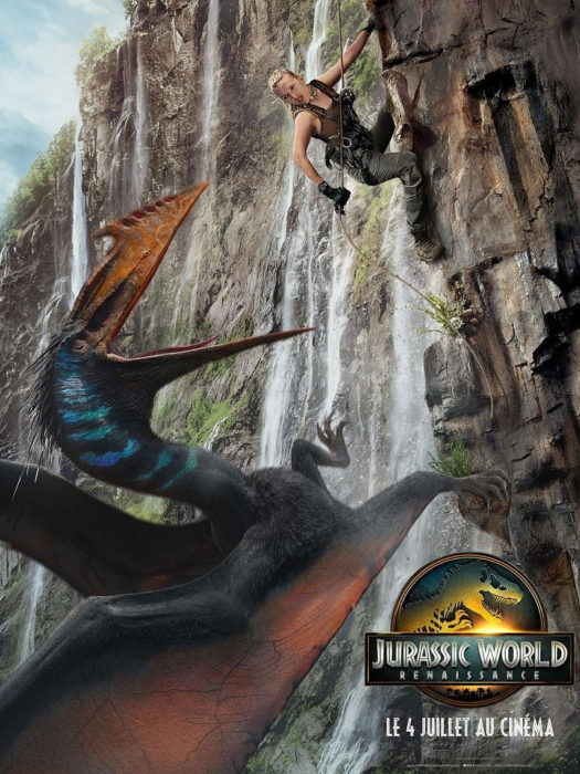 Affiche du film Jurassic world, renaissance
