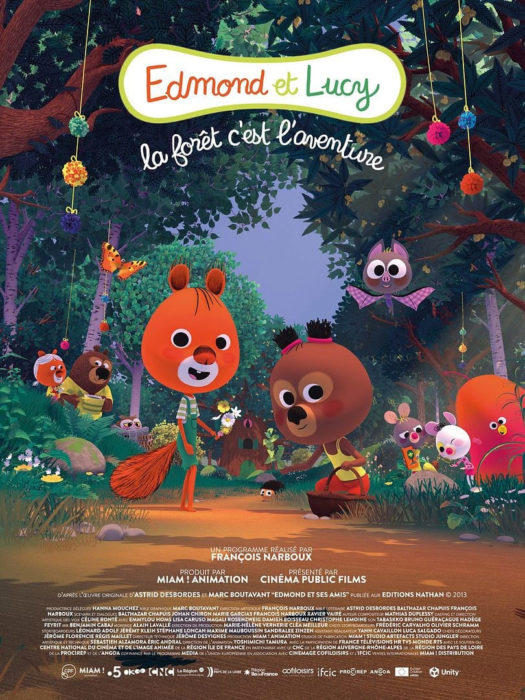 Affiche du film Edmond et Lucy, la forêt c'est l'aventure