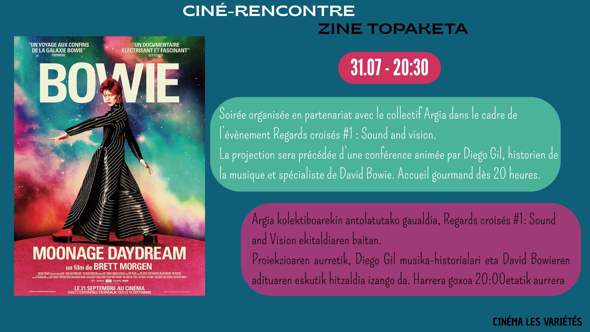 Bandeau ciné-rencontre Moonage daydream