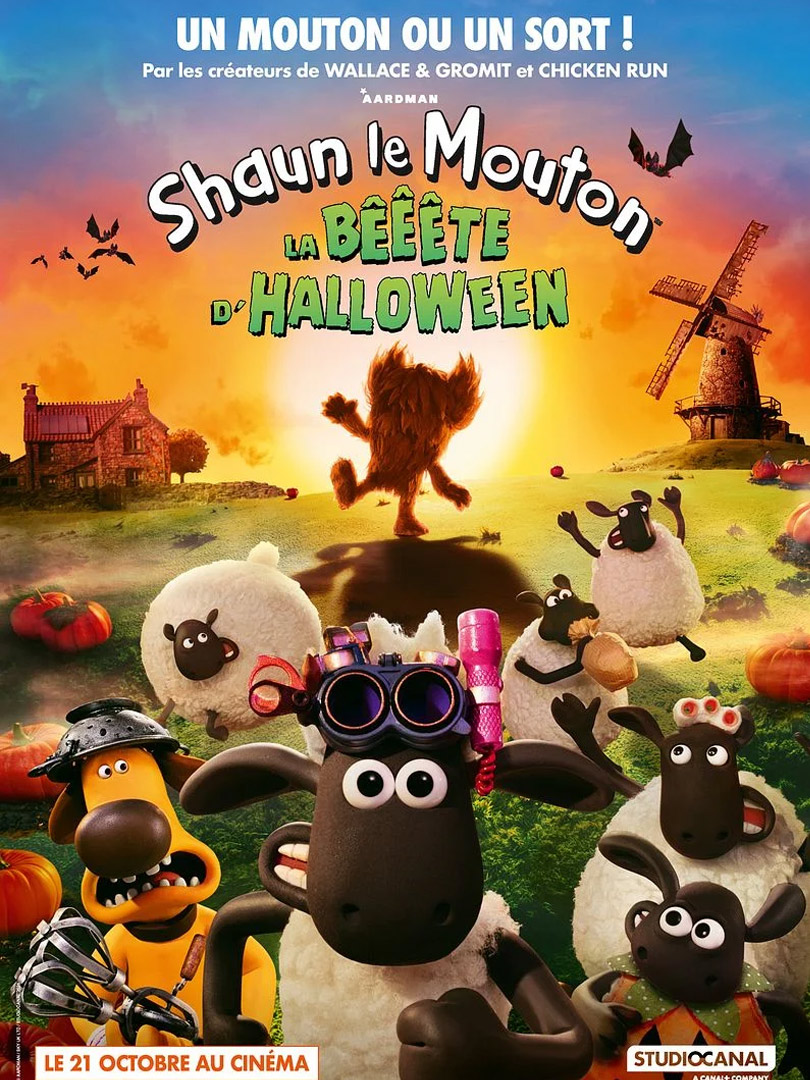 Affiche du film Shaun le mouton, la bêêête d'Halloween